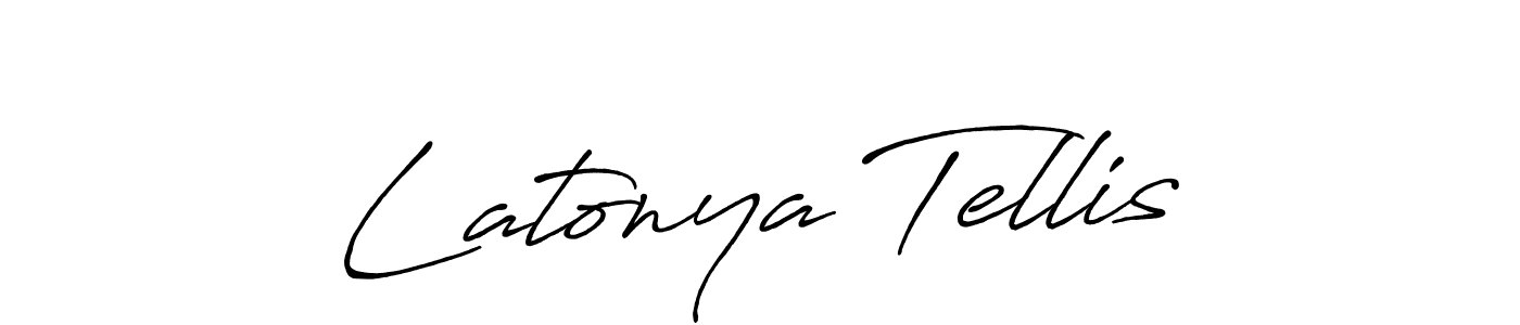 Antro_Vectra_Bolder is a professional signature style that is perfect for those who want to add a touch of class to their signature. It is also a great choice for those who want to make their signature more unique. Get Latonya Tellis name to fancy signature for free. Latonya Tellis signature style 7 images and pictures png