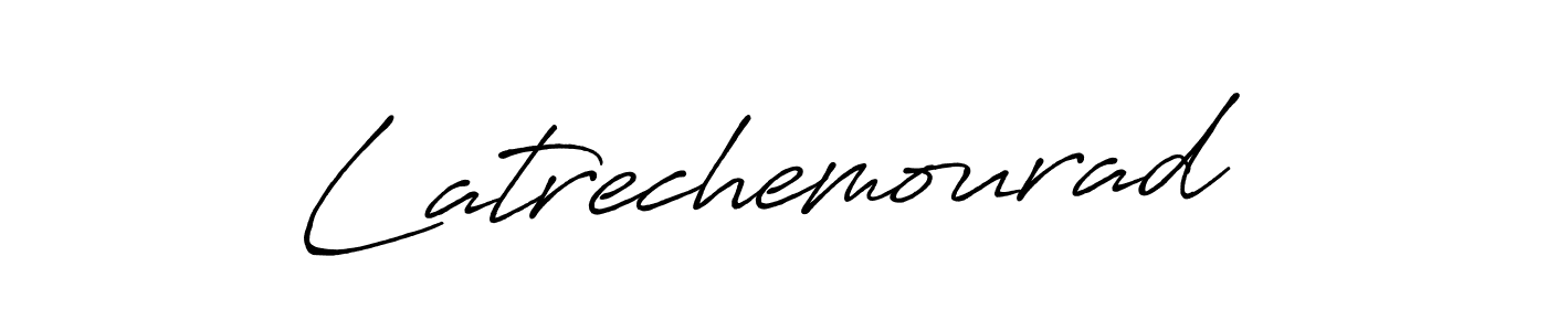 Latrechemourad stylish signature style. Best Handwritten Sign (Antro_Vectra_Bolder) for my name. Handwritten Signature Collection Ideas for my name Latrechemourad. Latrechemourad signature style 7 images and pictures png