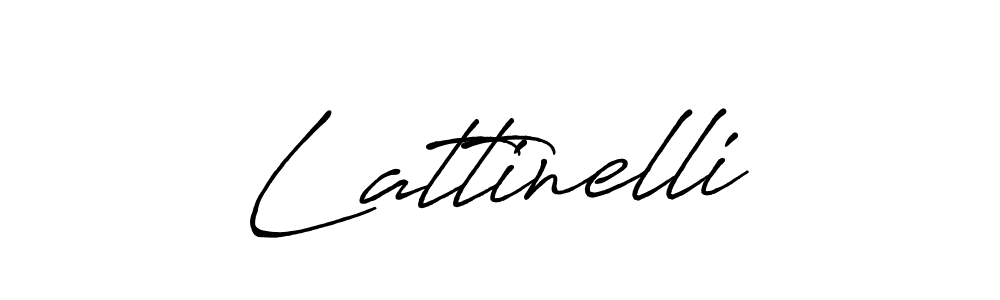 The best way (Antro_Vectra_Bolder) to make a short signature is to pick only two or three words in your name. The name Lattinelli include a total of six letters. For converting this name. Lattinelli signature style 7 images and pictures png