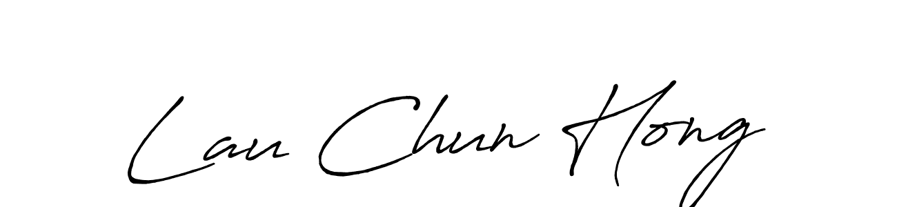 Make a short Lau Chun Hong signature style. Manage your documents anywhere anytime using Antro_Vectra_Bolder. Create and add eSignatures, submit forms, share and send files easily. Lau Chun Hong signature style 7 images and pictures png