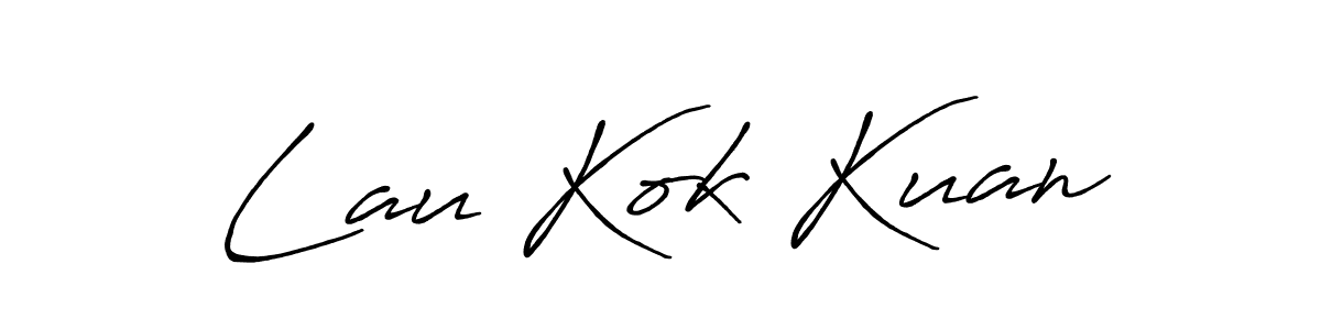 Once you've used our free online signature maker to create your best signature Antro_Vectra_Bolder style, it's time to enjoy all of the benefits that Lau Kok Kuan name signing documents. Lau Kok Kuan signature style 7 images and pictures png