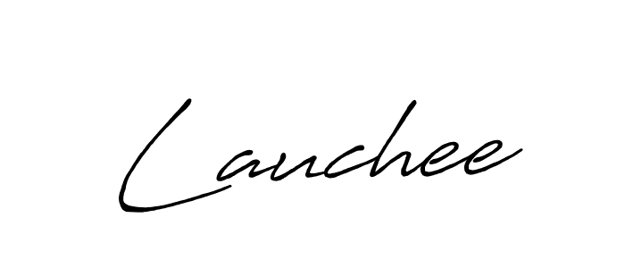 Create a beautiful signature design for name Lauchee. With this signature (Antro_Vectra_Bolder) fonts, you can make a handwritten signature for free. Lauchee signature style 7 images and pictures png