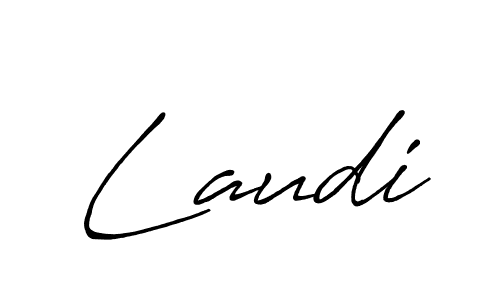 The best way (Antro_Vectra_Bolder) to make a short signature is to pick only two or three words in your name. The name Laudi include a total of six letters. For converting this name. Laudi signature style 7 images and pictures png