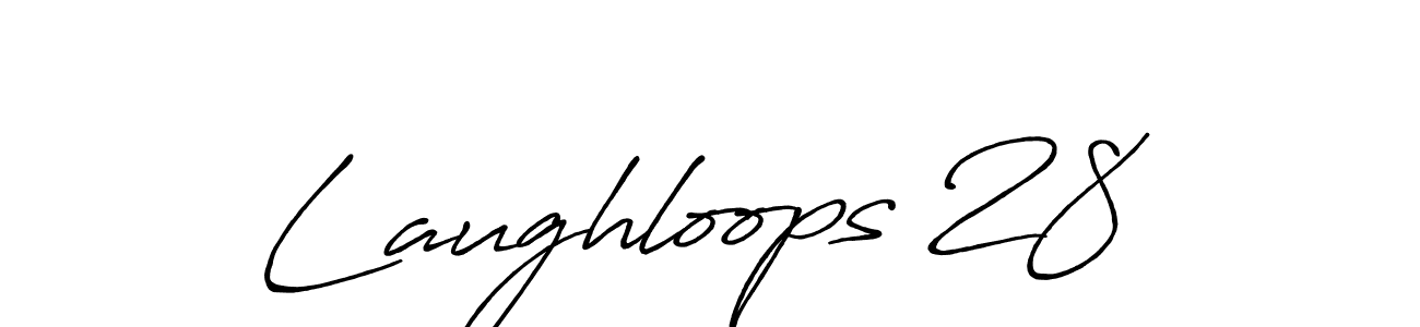 It looks lik you need a new signature style for name Laughloops 28. Design unique handwritten (Antro_Vectra_Bolder) signature with our free signature maker in just a few clicks. Laughloops 28 signature style 7 images and pictures png