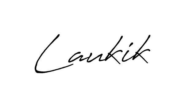 Also we have Laukik name is the best signature style. Create professional handwritten signature collection using Antro_Vectra_Bolder autograph style. Laukik signature style 7 images and pictures png