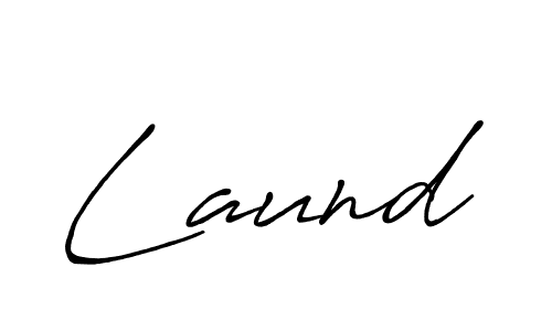 The best way (Antro_Vectra_Bolder) to make a short signature is to pick only two or three words in your name. The name Laund include a total of six letters. For converting this name. Laund signature style 7 images and pictures png