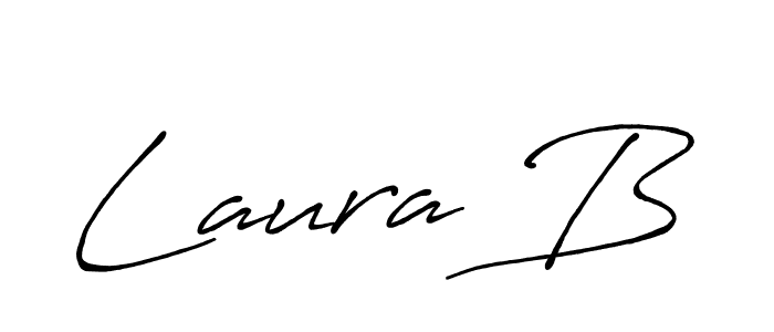 Also You can easily find your signature by using the search form. We will create Laura B name handwritten signature images for you free of cost using Antro_Vectra_Bolder sign style. Laura B signature style 7 images and pictures png