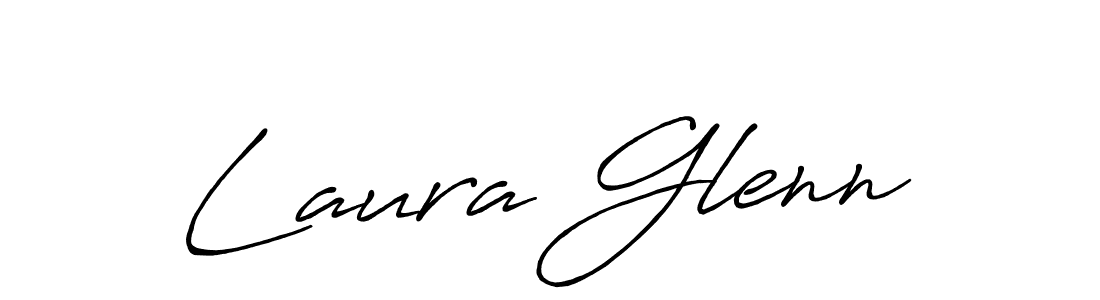 You should practise on your own different ways (Antro_Vectra_Bolder) to write your name (Laura Glenn) in signature. don't let someone else do it for you. Laura Glenn signature style 7 images and pictures png