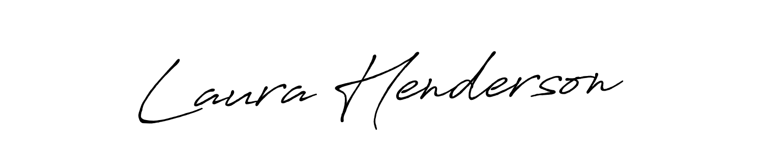 This is the best signature style for the Laura Henderson name. Also you like these signature font (Antro_Vectra_Bolder). Mix name signature. Laura Henderson signature style 7 images and pictures png