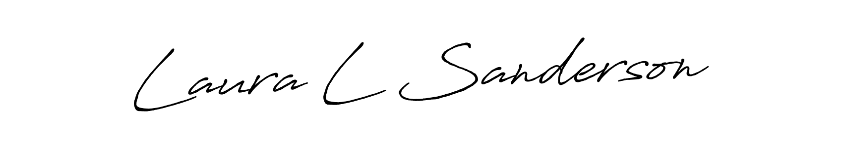 This is the best signature style for the Laura L Sanderson name. Also you like these signature font (Antro_Vectra_Bolder). Mix name signature. Laura L Sanderson signature style 7 images and pictures png