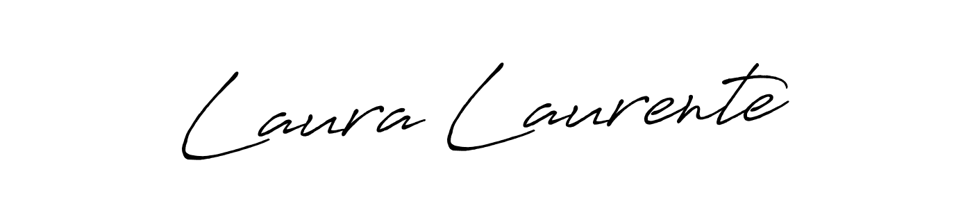 Similarly Antro_Vectra_Bolder is the best handwritten signature design. Signature creator online .You can use it as an online autograph creator for name Laura Laurente. Laura Laurente signature style 7 images and pictures png