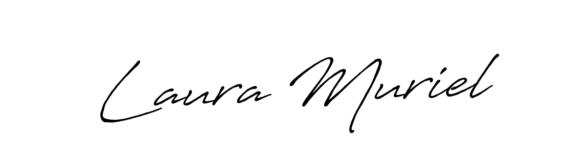 You can use this online signature creator to create a handwritten signature for the name Laura Muriel. This is the best online autograph maker. Laura Muriel signature style 7 images and pictures png