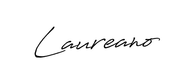 if you are searching for the best signature style for your name Laureano. so please give up your signature search. here we have designed multiple signature styles  using Antro_Vectra_Bolder. Laureano signature style 7 images and pictures png