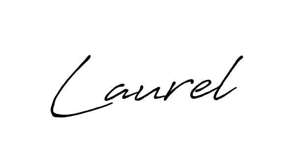 It looks lik you need a new signature style for name Laurel. Design unique handwritten (Antro_Vectra_Bolder) signature with our free signature maker in just a few clicks. Laurel signature style 7 images and pictures png