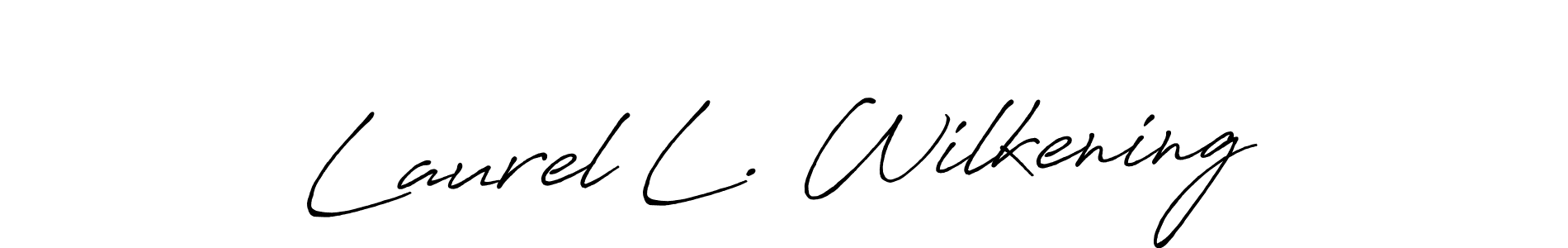 Also we have Laurel L. Wilkening name is the best signature style. Create professional handwritten signature collection using Antro_Vectra_Bolder autograph style. Laurel L. Wilkening signature style 7 images and pictures png