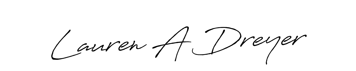 Make a beautiful signature design for name Lauren A Dreyer. Use this online signature maker to create a handwritten signature for free. Lauren A Dreyer signature style 7 images and pictures png