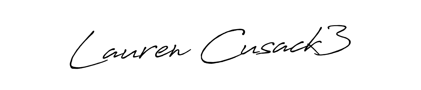 Once you've used our free online signature maker to create your best signature Antro_Vectra_Bolder style, it's time to enjoy all of the benefits that Lauren Cusack3 name signing documents. Lauren Cusack3 signature style 7 images and pictures png