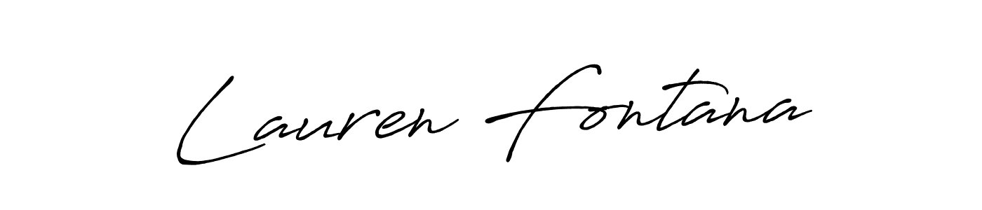 Best and Professional Signature Style for Lauren Fontana. Antro_Vectra_Bolder Best Signature Style Collection. Lauren Fontana signature style 7 images and pictures png