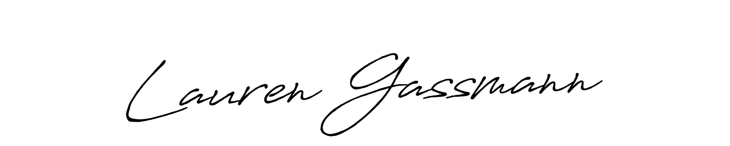 Also we have Lauren Gassmann name is the best signature style. Create professional handwritten signature collection using Antro_Vectra_Bolder autograph style. Lauren Gassmann signature style 7 images and pictures png