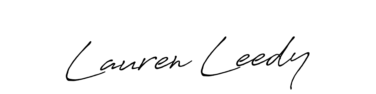 Design your own signature with our free online signature maker. With this signature software, you can create a handwritten (Antro_Vectra_Bolder) signature for name Lauren Leedy. Lauren Leedy signature style 7 images and pictures png