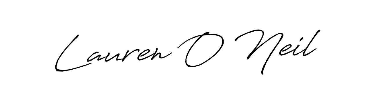 It looks lik you need a new signature style for name Lauren O Neil. Design unique handwritten (Antro_Vectra_Bolder) signature with our free signature maker in just a few clicks. Lauren O Neil signature style 7 images and pictures png