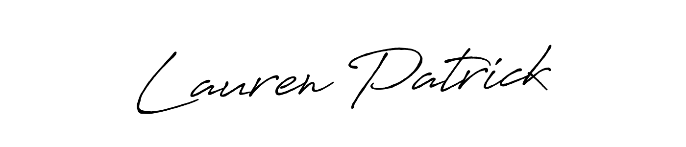 Use a signature maker to create a handwritten signature online. With this signature software, you can design (Antro_Vectra_Bolder) your own signature for name Lauren Patrick. Lauren Patrick signature style 7 images and pictures png