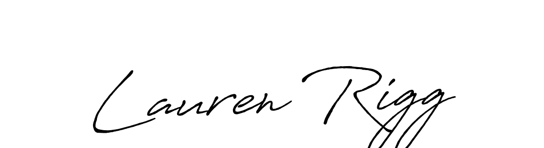 Make a short Lauren Rigg signature style. Manage your documents anywhere anytime using Antro_Vectra_Bolder. Create and add eSignatures, submit forms, share and send files easily. Lauren Rigg signature style 7 images and pictures png