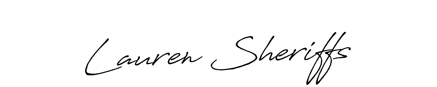 if you are searching for the best signature style for your name Lauren Sheriffs. so please give up your signature search. here we have designed multiple signature styles  using Antro_Vectra_Bolder. Lauren Sheriffs signature style 7 images and pictures png