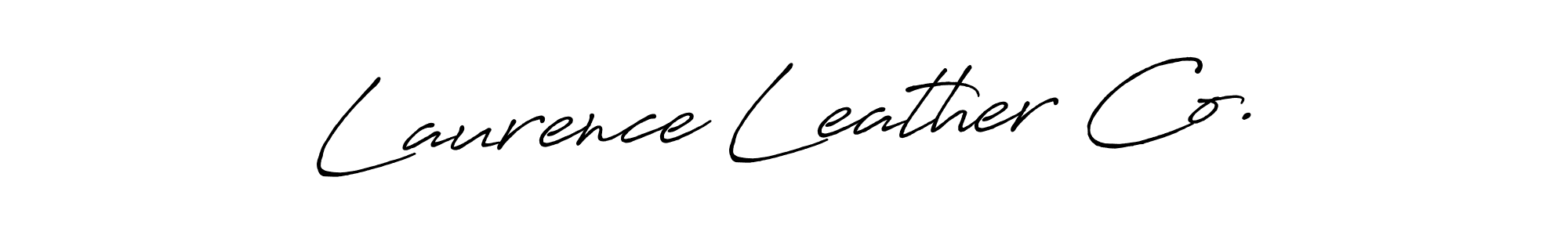 The best way (Antro_Vectra_Bolder) to make a short signature is to pick only two or three words in your name. The name Laurence Leather Co. include a total of six letters. For converting this name. Laurence Leather Co. signature style 7 images and pictures png