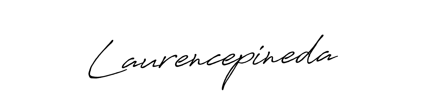 Use a signature maker to create a handwritten signature online. With this signature software, you can design (Antro_Vectra_Bolder) your own signature for name Laurencepineda. Laurencepineda signature style 7 images and pictures png