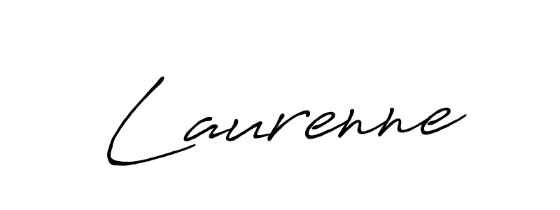 How to make Laurenne name signature. Use Antro_Vectra_Bolder style for creating short signs online. This is the latest handwritten sign. Laurenne signature style 7 images and pictures png