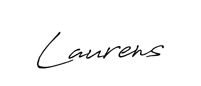 Design your own signature with our free online signature maker. With this signature software, you can create a handwritten (Antro_Vectra_Bolder) signature for name Laurens. Laurens signature style 7 images and pictures png