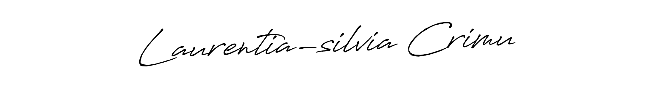 Make a beautiful signature design for name Laurentia-silvia Crimu. Use this online signature maker to create a handwritten signature for free. Laurentia-silvia Crimu signature style 7 images and pictures png