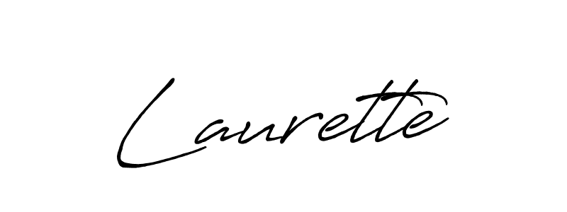The best way (Antro_Vectra_Bolder) to make a short signature is to pick only two or three words in your name. The name Laurette include a total of six letters. For converting this name. Laurette signature style 7 images and pictures png
