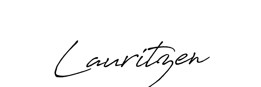 Make a beautiful signature design for name Lauritzen. With this signature (Antro_Vectra_Bolder) style, you can create a handwritten signature for free. Lauritzen signature style 7 images and pictures png