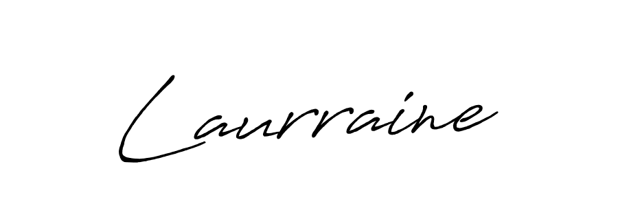 Laurraine stylish signature style. Best Handwritten Sign (Antro_Vectra_Bolder) for my name. Handwritten Signature Collection Ideas for my name Laurraine. Laurraine signature style 7 images and pictures png