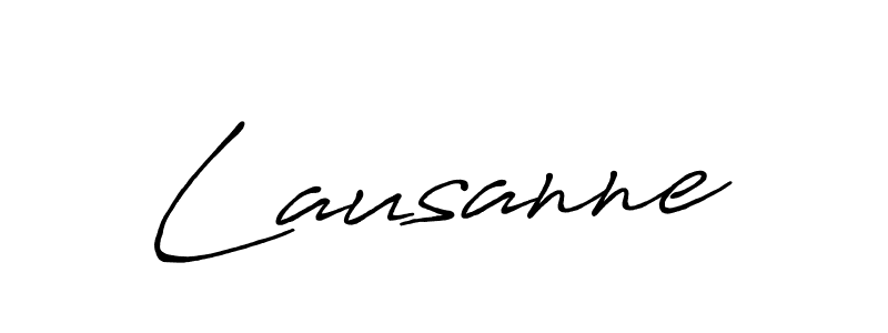 Make a beautiful signature design for name Lausanne. With this signature (Antro_Vectra_Bolder) style, you can create a handwritten signature for free. Lausanne signature style 7 images and pictures png