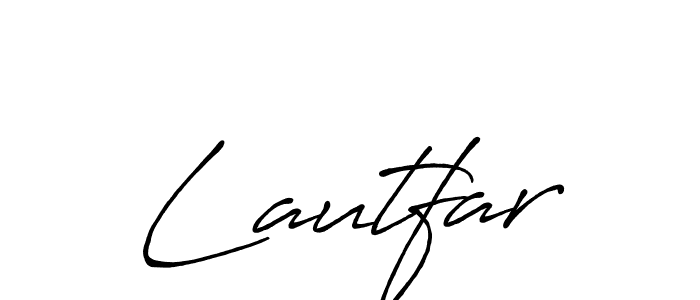 How to make Lautfar signature? Antro_Vectra_Bolder is a professional autograph style. Create handwritten signature for Lautfar name. Lautfar signature style 7 images and pictures png