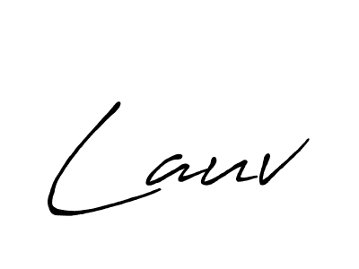 Lauv stylish signature style. Best Handwritten Sign (Antro_Vectra_Bolder) for my name. Handwritten Signature Collection Ideas for my name Lauv. Lauv signature style 7 images and pictures png