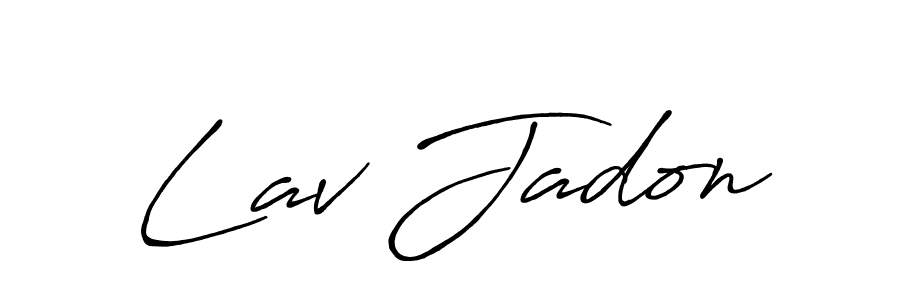 How to Draw Lav Jadon signature style? Antro_Vectra_Bolder is a latest design signature styles for name Lav Jadon. Lav Jadon signature style 7 images and pictures png