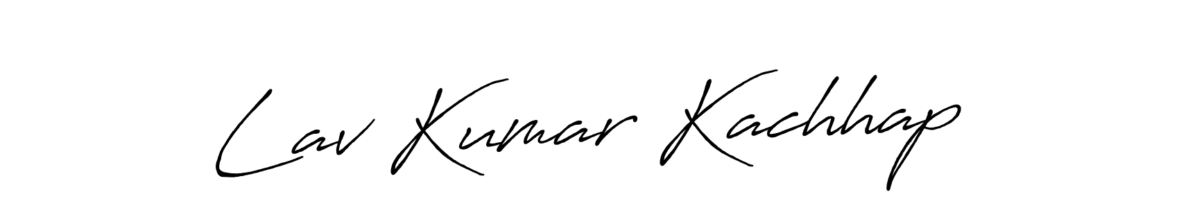 The best way (Antro_Vectra_Bolder) to make a short signature is to pick only two or three words in your name. The name Lav Kumar Kachhap include a total of six letters. For converting this name. Lav Kumar Kachhap signature style 7 images and pictures png