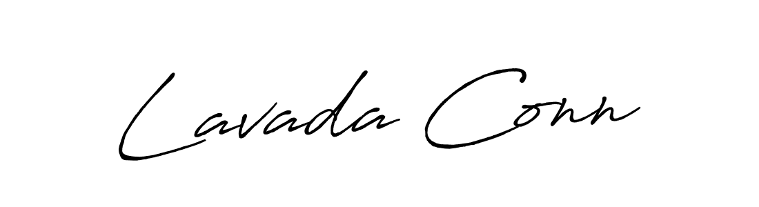 Antro_Vectra_Bolder is a professional signature style that is perfect for those who want to add a touch of class to their signature. It is also a great choice for those who want to make their signature more unique. Get Lavada Conn name to fancy signature for free. Lavada Conn signature style 7 images and pictures png