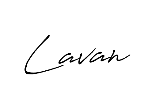 Use a signature maker to create a handwritten signature online. With this signature software, you can design (Antro_Vectra_Bolder) your own signature for name Lavan. Lavan signature style 7 images and pictures png