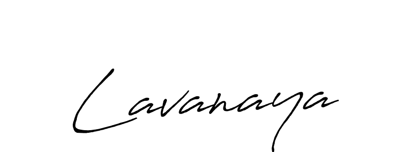 How to make Lavanaya signature? Antro_Vectra_Bolder is a professional autograph style. Create handwritten signature for Lavanaya name. Lavanaya signature style 7 images and pictures png