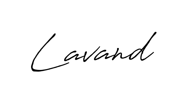 Use a signature maker to create a handwritten signature online. With this signature software, you can design (Antro_Vectra_Bolder) your own signature for name Lavand. Lavand signature style 7 images and pictures png