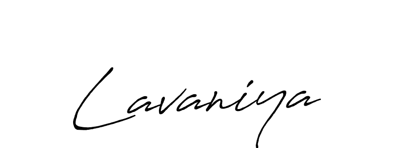 Lavaniya stylish signature style. Best Handwritten Sign (Antro_Vectra_Bolder) for my name. Handwritten Signature Collection Ideas for my name Lavaniya. Lavaniya signature style 7 images and pictures png