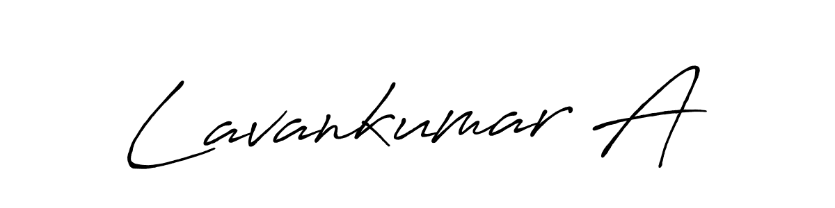 Design your own signature with our free online signature maker. With this signature software, you can create a handwritten (Antro_Vectra_Bolder) signature for name Lavankumar A. Lavankumar A signature style 7 images and pictures png