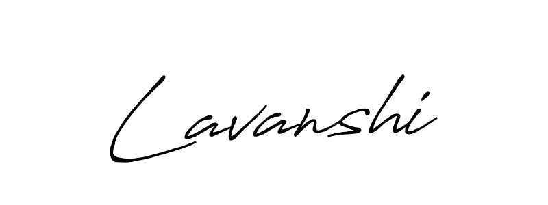 Use a signature maker to create a handwritten signature online. With this signature software, you can design (Antro_Vectra_Bolder) your own signature for name Lavanshi. Lavanshi signature style 7 images and pictures png