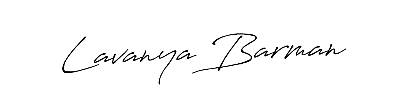 Also we have Lavanya Barman name is the best signature style. Create professional handwritten signature collection using Antro_Vectra_Bolder autograph style. Lavanya Barman signature style 7 images and pictures png
