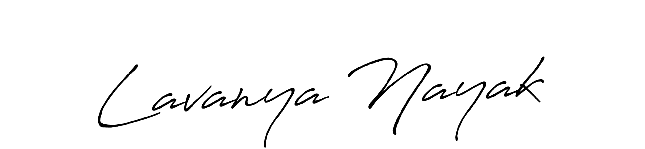 Lavanya Nayak stylish signature style. Best Handwritten Sign (Antro_Vectra_Bolder) for my name. Handwritten Signature Collection Ideas for my name Lavanya Nayak. Lavanya Nayak signature style 7 images and pictures png